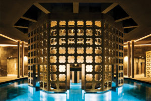  The brand-new, completely “Silent Spa” at Therme Laa Hotel, Austria-a modern interpretation of “sacred architecture.” Image Source: Vamed Vitality Resorts